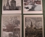 Открытки (4 штуки), серия "Старая Москва". Тип. "Красный печатник". 1947 год.