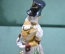 Фарфоровая статуэтка "Офицер с докладом". Французская армия, Война 1812 года. Фарфор, 33 см. Европа