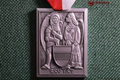 Медаль "Einzel wett schiessen concours individuel", Швейцария, 2010 год. SSV - FST, Huguenin.