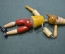 Игрушка деревянная "Буратино, Пиноккио". Дерево, на резинках.