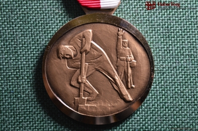 Стрелковая медаль, в честь сохранения независимости в годы Второй Мировой Войны, Швейцария, 1989 год