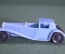 Автомобиль, модель "Бугатти". Bugatti 1930. Синий пластик. ПНР Estetyka.