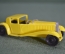 Автомобиль, модель "Бугатти". Bugatti 1930. Желтый пластик. ПНР Estetyka.