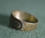 Кольцо серебряное, колечко с чернением. Серебро 875 пробы, чернение.