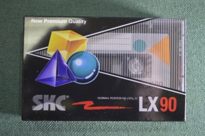 Аудиокассета новая "SKC LX90". Корея. 