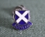 Знак, значок "Герб, Шотландия". Scotland. Смола, тяжелый металл, цанга.