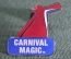 Фирменный значок "Круизный лайнер "Carnival Magic". Волшебный Карнавал. Тяжелый, цанга.