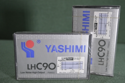 Кассета, аудиокассета "Яшими, 90 минут", Япония. 2 шт. одним лотом, новые. Yashimi lhC90. Japan