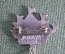 Знак Брошь "Ленинград". Серебро 875 проба. СССР.