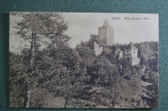Открытка старинная "Руины замка, 1885 год". Ойцув, Ojcow. Krakowski, Польша