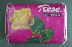 Мыло туалетное "Rose von Florenz". Германия. ГДР времен СССР.