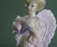 Фигурка, статуэтка, кукла "Ангел с букетом цветов". Пластик. Polystar Europe Collection.