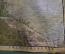 Шелкография, картина на ткани "Лодка на реке". Китай, середина XX века. Шелк.