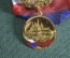 Знак значок с лентой "Дружба СССР - ЧССР". Тяжелый металл. Горячая эмаль. Чехословакия.
