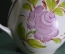 Чайник фарфоровый, цветочный узор. Пионы.