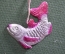 Елочная игрушка "Рыба, рыбка". Картонаж, фольга. Подвесная. #1
