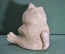Статуэтка, фигурка "Довольный толстый кот". Керамика. Интерьер.