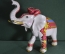 Статуэтка, фигурка "Слон большой, с цветком". Легкий композитный материал, Азия.