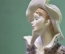 Статуэтка, фигурка "Девушка на ветру, в шляпке". Композитный мат-л. New wish Collection. Enesco 2005
