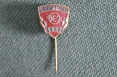 Знак, значок, фрачник "Cempions 1962". 
