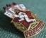 Знак, значок "БГТО. Отличник". Спорт. Тяжелый металл, эмали. ЛМД. #1