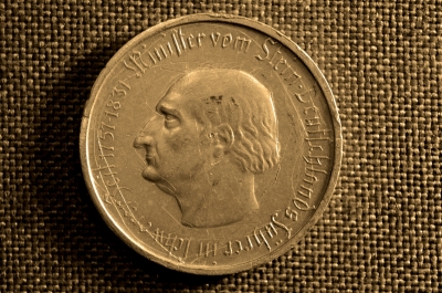 50000000 (Пятьдесят миллионов) марок, Германия (провинция Вестфалия), малый размер, 1923 г. #2