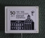 Знак, значок "Черниговский военный госпиталь, 50 лет, 1933 - 1983 ". Фрачник, стекло. #3 дефект