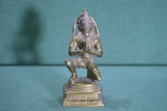 Статуэтка бронзовая "Бог Хануман, Обезьяна". Индуизм. Наставничество в науках.