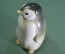 Статуэтка, фигурка фарфоровая "Пингвин". Фарфор, ЛФЗ. Высший сорт.