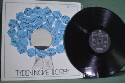 Пластинка виниловая "Tyden Nove Tvorby". Винил, 1 lp. Panton, Чехословакия. 1977 год.