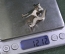 Брошь, брошка, заколка "Кот, кошка". Металл.