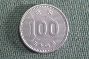 Монета 100 йен 1959 года. Серебро. Япония.
