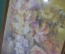 Картина "Букет цветов в стеклянной вазе". Художник Л. Оносовская. Рама, стекло.