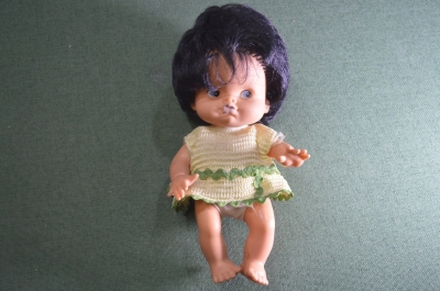 Кукла куколка игрушка "Девочка". Одежда. 20 см. Времен СССР.