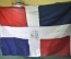 Флаг "Доминикана Доминиканская Республика". Южная Америка.