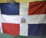 Флаг "Доминикана Доминиканская Республика". Южная Америка.