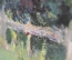 Картина «Куст сирени».Автор Бусыгина Людмила. Картон,масло.1986 г.