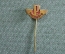 Знак значок "Pannonia". Мото. Мотоцикл. Тяжелый металл. Эмаль. Венгрия. 1950-е годы.