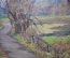 Картина «Осень». Автор Бусыгина Людмила. Картон,масло.1992 г.