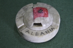 Пепельница каменная "Албания". Натуральный камень. Винтаж.