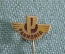 Знак значок "Pannonia". Мото. Мотоцикл. Тяжелый металл. Эмаль. Венгрия. 1950-е годы. №1