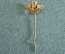 Знак значок "Pannonia". Мото. Мотоцикл. Тяжелый металл. Эмаль. Венгрия. 1950-е годы. №1