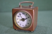 Часы будильник дорожные, старинные. D.R.P. & G.M. 