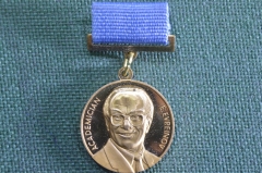 Медаль, знак "Академик Евреинов". Academician E. Evreinov. Международная Академия информатизации.