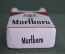 Пепельница фарфоровая керамическая "Пачка сигареты Мальборо Marlboro". Фарфор. Керамика. Европа.