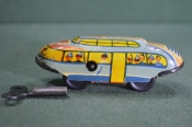 Машинка жестяная заводная игрушка 