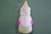 Елочная стеклянная новогодняя игрушка 