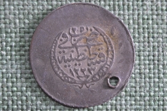 Монета куруш 1223 (1808) года, Турция, серебро. Отчеканено в Константинополе. Османская Империя.