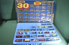 Машинка Matchbox Мачбокс. Набор 30 штук в оригинальной коробке. Китай. 1970е-1980е. 
