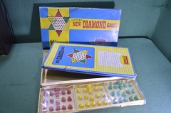 Игра настольная головоломка "Diamond". Коробка. Япония. 1970е годы.